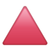WhatsApp里的红色三角形尖朝上emoji表情